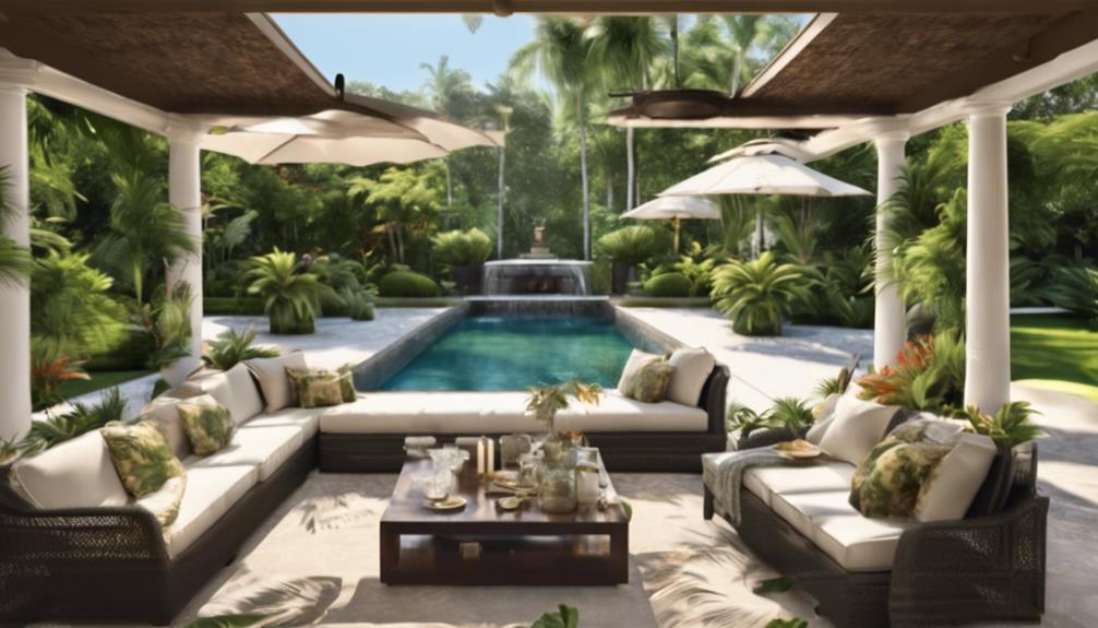 dream luxury outdoor space